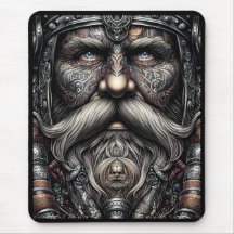 Tapete de Mouse Guerreiro Viking