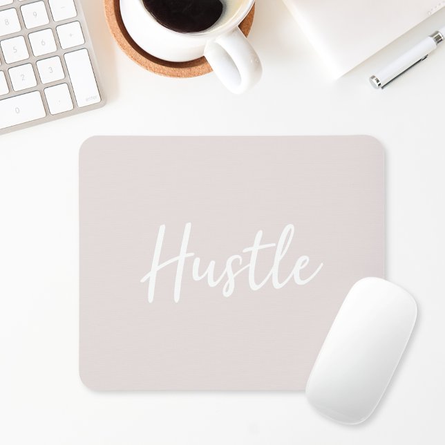 Mousepad Tapete de Mouse Hustle Rosa Empoeirado (Criador carregado)