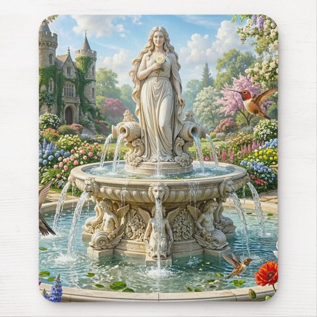 Mousepad Tapete de Mouse Jardim de Memórias Imperecíveis (2 (Frente)