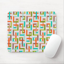 Mousepad Tapete de Mouse Labirinto Geométrico 3D Moderno de