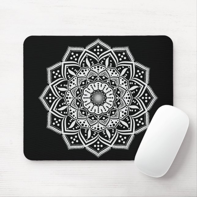 Mousepad Tapete de Mouse Mandala (Com mouse)