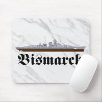 Tapete de Mouse Navio de Guerra Bismarck