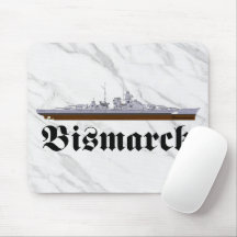 Tapete de Mouse Navio de Guerra Bismarck