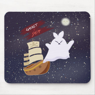 Mousepad Tapete de Mouse Navio Fantasma Assustador de Hallo