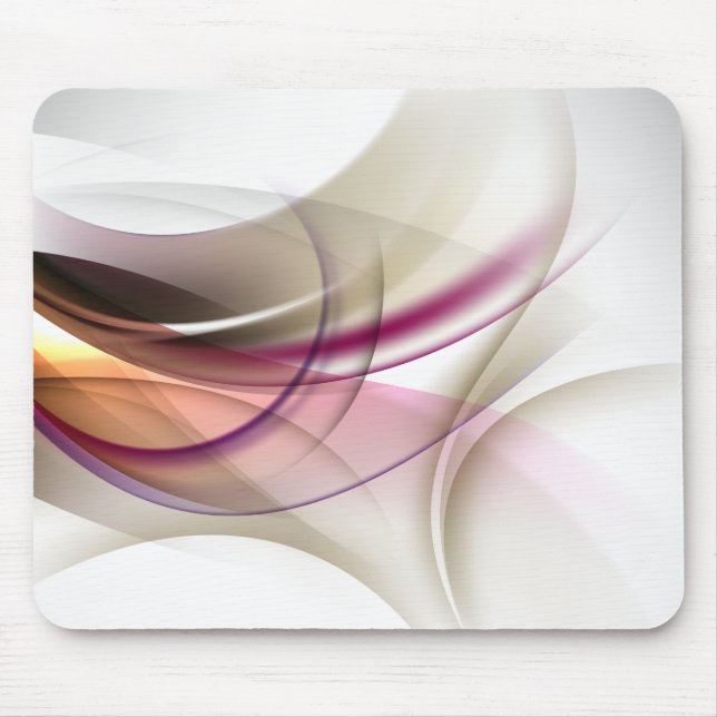 Mousepad Tapete de Mouse Ondas Roxo-Tan (Frente)