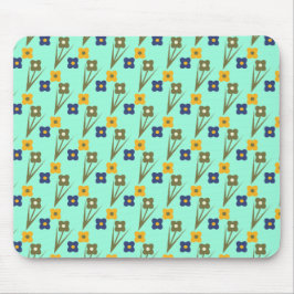 Mousepad Tapete de Mouse Personalizado Florais Abstratos Aq