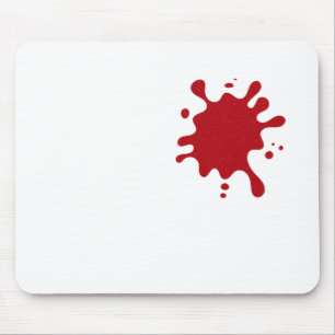 Mousepad Tapete de Mouse Personalizado Vermelho Tomate Spla