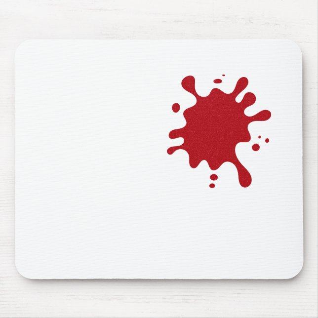 Mousepad Tapete de Mouse Personalizado Vermelho Tomate Spla (Frente)