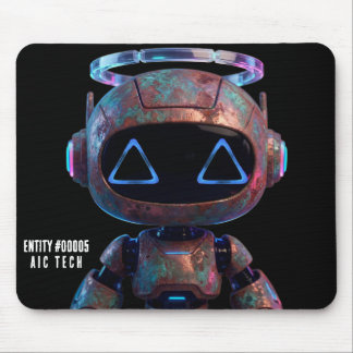 Mousepad Tapete de Mouse Robô de IA Cyberpunk #00005 | AIC 
