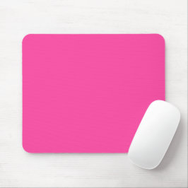 Mousepad Tapete de Mouse Rosa Vibrante Cor Sólida Clássico