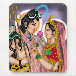 Mousepad Tapete de Mouse Shiva Parvati