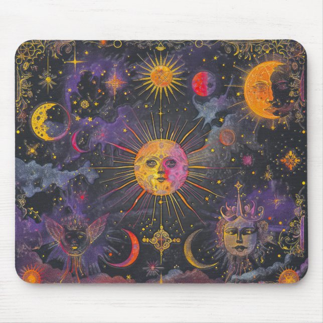Mousepad Tapete de Mouse Sonhos Celestiais (Frente)