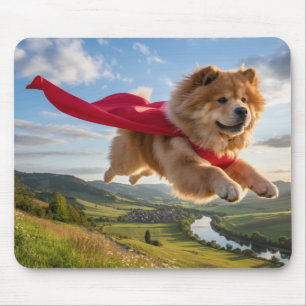 Mousepad Tapete de Mouse Super-Herói Chow Chow