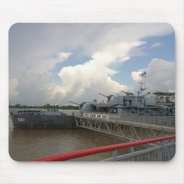Mousepad Tapete de Mouse USS KIDD (Frente)