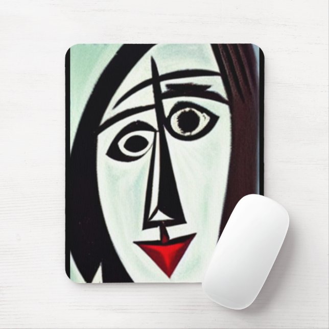 Mousepad Tapete de Rato Arte Abstrata (Com mouse)