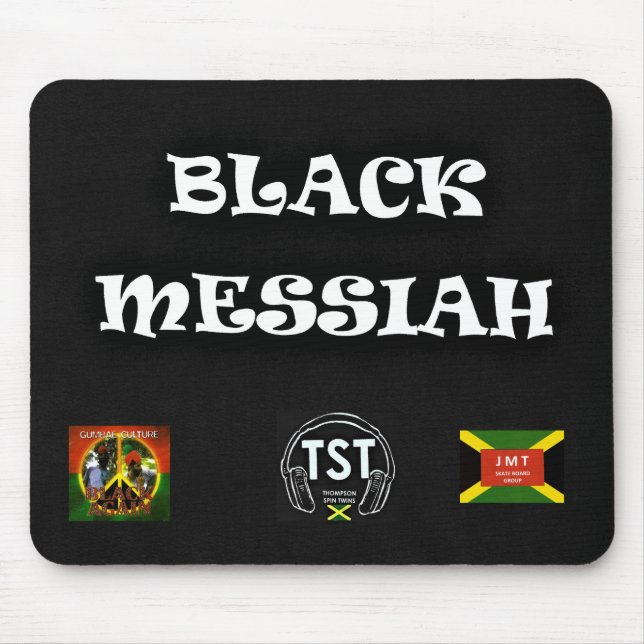 Mousepad Tapete de rato BLACK MESSIAH (Frente)