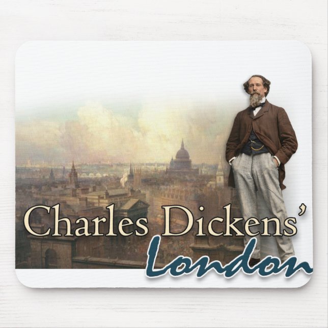 Mousepad Tapete de Rato Charles Dickens Londres (Frente)