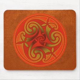 Mousepad Tapete de Rato com Desenho em Espiral de Arte Celt