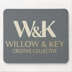 Mousepad Tapete de Rato com Logotipo Empresarial Cinza Carv