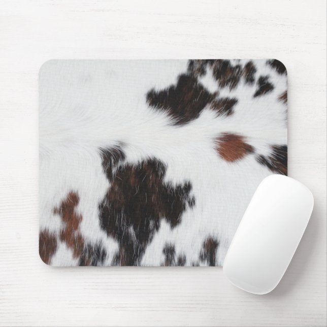 Mousepad Tapete de Rato - Couro Sintético de Vaca (Com mouse)
