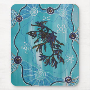 Mousepad tapete de rato de dragão marinho