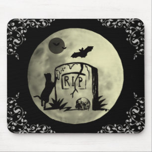 Mousepad Tapete de Rato de Gato Preto Jovial