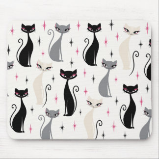Mousepad Tapete de Rato Gato Estilo Moderno de Meados do Sé