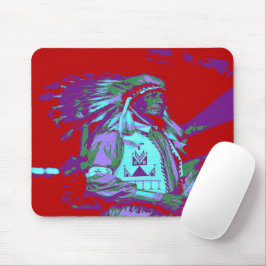 Mousepad Tapete de Rato Pop Art Nativo Americano