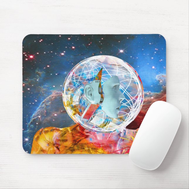 Mousepad Tapete de Rato Robô Estrela (Com mouse)