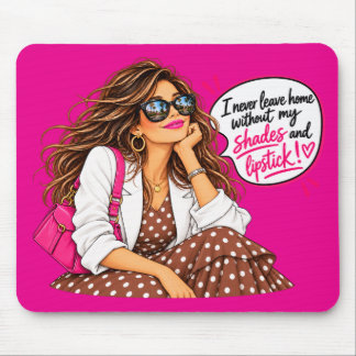 Mousepad Tapete de Rato Viagens Inspirados por Sombras e Lá