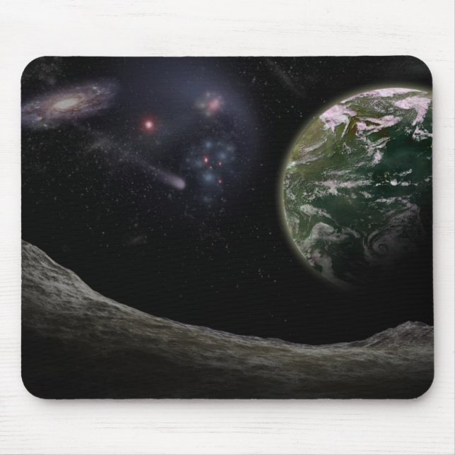 Mousepad Tapete de ratos Galáxia (Frente)