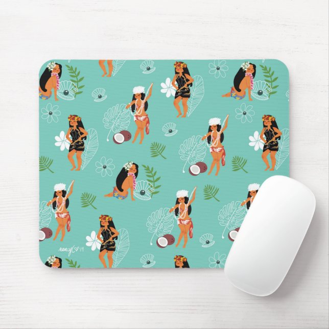 Mousepad Tapete de ratos Jeannes' Pattern (Com mouse)