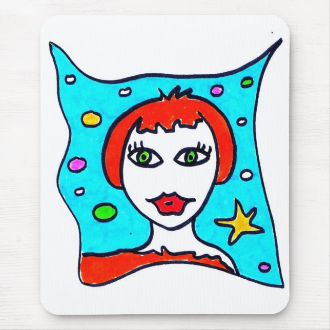 Mousepad Tapete de ratos Mimi by KrikiSalami (Frente)
