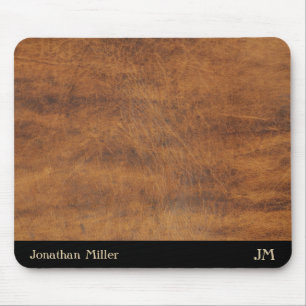 Mousepad Tapete de Trabalho Personalizado com Nome Inicial 