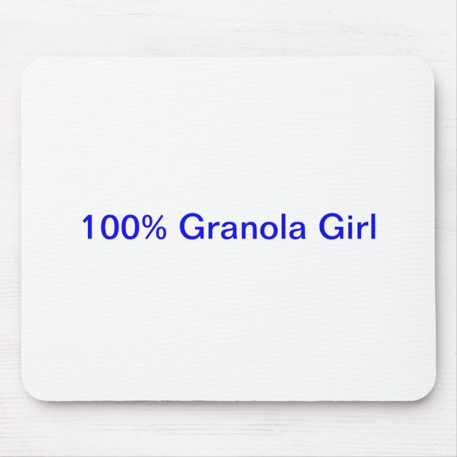 Mousepad Tapete do rato 100% da menina do Granola (Frente)