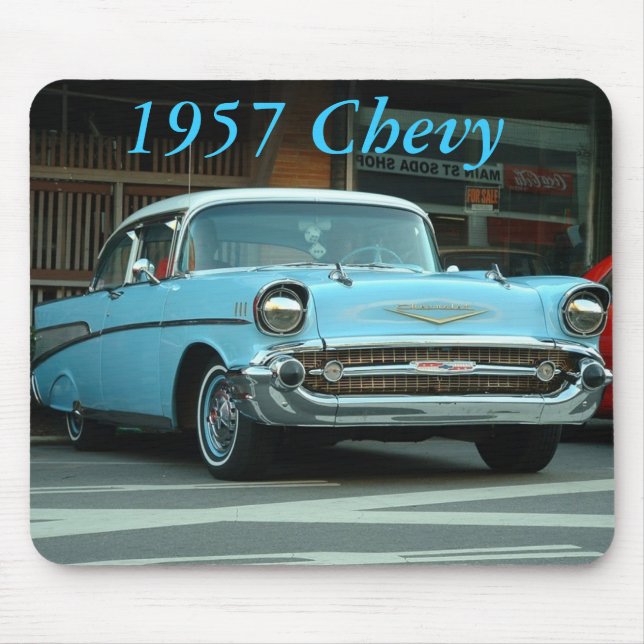 Mousepad Tapete do rato 1957 de Chevy (Frente)