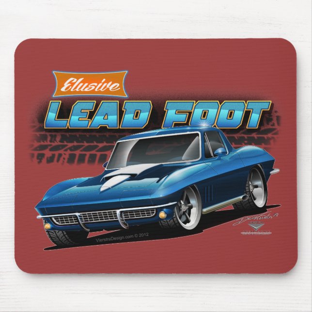 Mousepad Tapete do rato 1967 da arraia-lixa de Corveta (Frente)