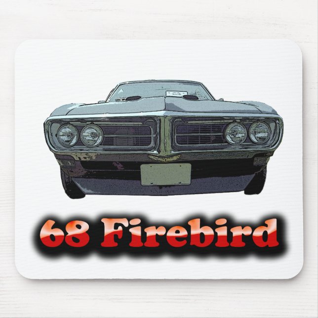 Mousepad Tapete do rato 1968 de Firebird (Frente)