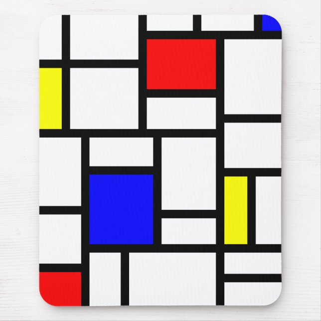 Mousepad tapete do rato 2 do neoplasticism (Frente)