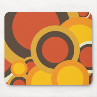 Mousepad Tapete do rato abstrato retro colorido
