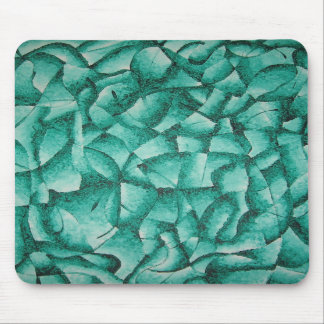 Mousepad Tapete do rato abstrato verde