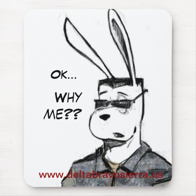 Mousepad Tapete do rato afortunado (Frente)