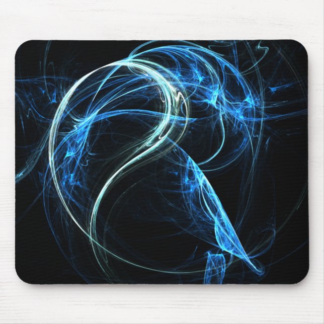 Mousepad Tapete do rato azul de Fractical (Frente)
