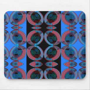 Mousepad Tapete do rato azul do teste padrão