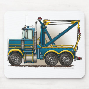 Mousepad Tapete do rato azul do Wrecker do caminhão de