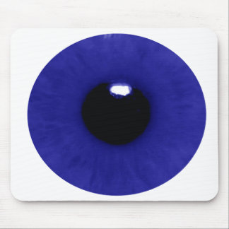 Mousepad Tapete do rato azul profundo do globo ocular