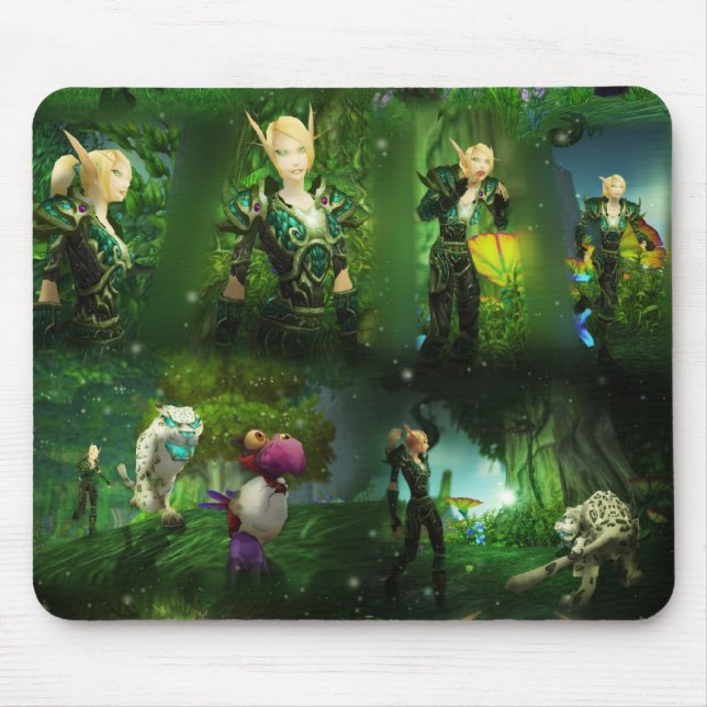Mousepad Tapete do rato básico ideal esmeralda (Frente)