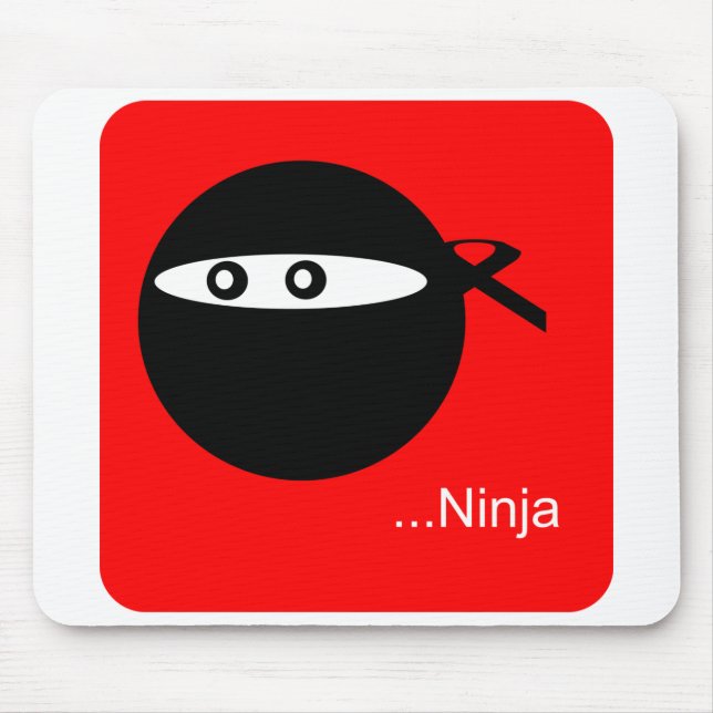 Mousepad Tapete do rato bonito de Ninja (Frente)