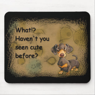 Mousepad tapete do rato bonito do dachshund