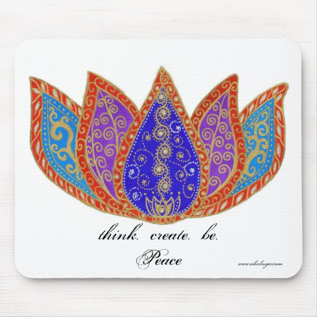 Mousepad Tapete do rato calmo de Lotus (Frente)